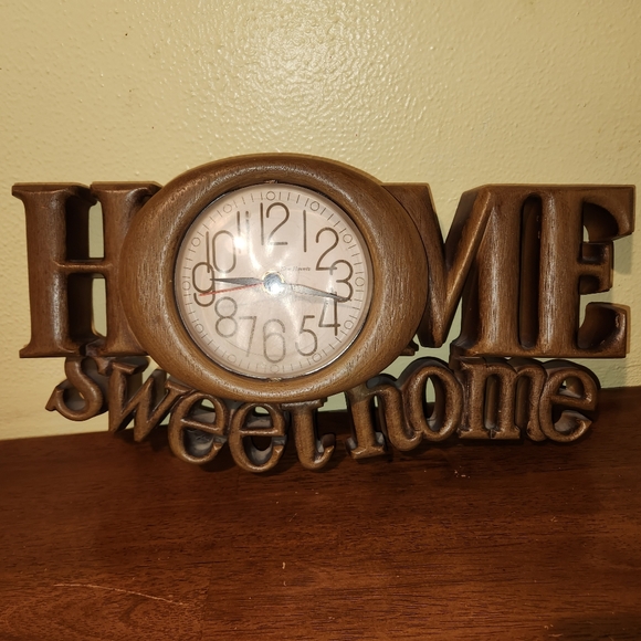 Vintage 1970s Burnwood Home Sweet Home Clock - Picture 7 of 10